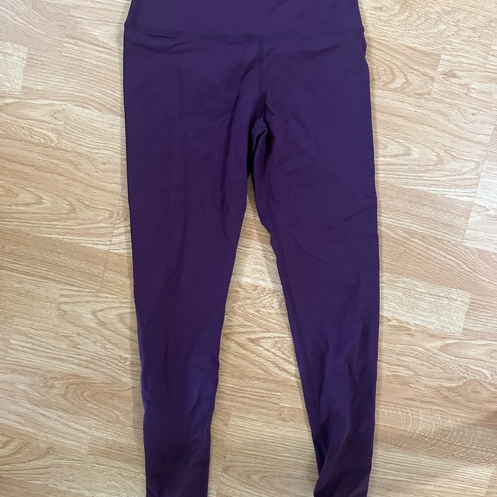 Purple High-Waisted Leggings